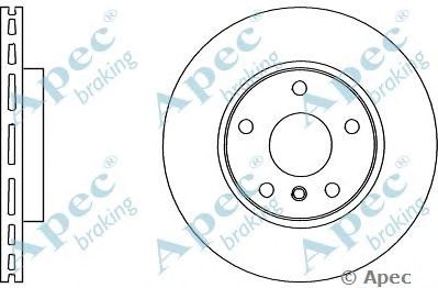 APEC BRAKING dsk2996 -  Тормозной диск